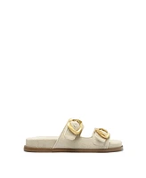 Schutz Women's Olga Sporty Round Toe Flat Sandals