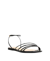 Schutz Women's Inez3 Round Toe Flat Sandals