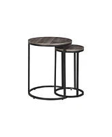 Slickblue Accent Table Set of 2 – Stylish and Versatile Decor for Living Room, Bedroom, or Entryway