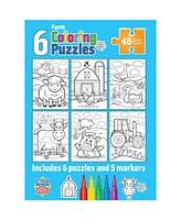 Masterpieces Coloring Puzzles 6-Pack