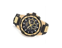 Invicta Men's Aviator Quartz Multifunction Black Dial Watch