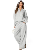 Edikted Womens Ashtin Ruffle Trim Sweatpants