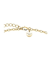 Rosefield Bow Studs Bracelet In 14K Yellow Gold Plated Stainless Steel