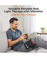 LifePro Micro Red Light Therapy Belt with Vibration Nir & Red Light Therapy for Pain Relief, Recovery, and Performance Enhancement