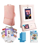 Hp Sprocket Photobooth 3x4" Photo Printer, Bundle w/Zink Paper, Case, Screen Protector & More