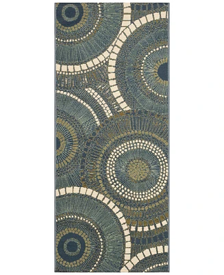 Liora Manne' Esencia Circles 1'11"x4'11" Runner Area Rug