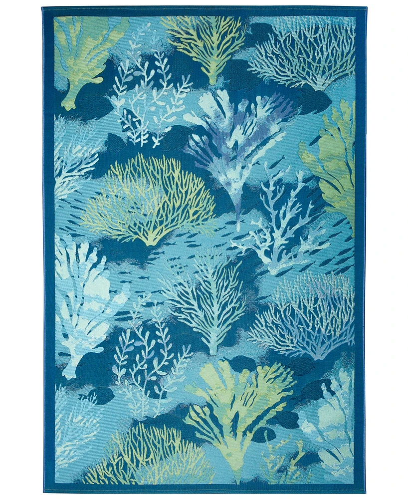 Liora Manne' Marina Coral Garden 4'10"x7'6" Area Rug