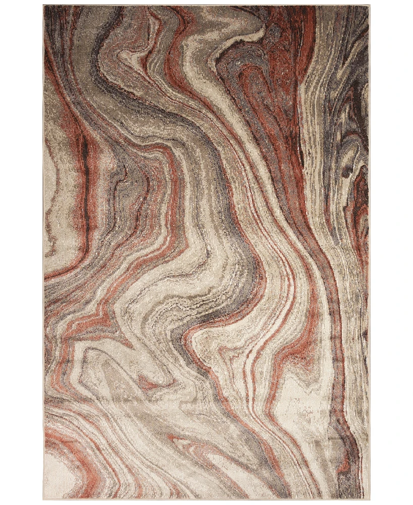 Liora Manne' Ariana Marble 3'3"x4'11" Area Rug