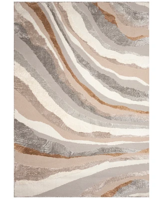 Liora Manne' Fiord Wave 7'10"x9'10" Area Rug