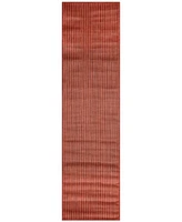 Liora Manne' Carmel Texture Stripe 1'11"x7'6" Runner Area Rug