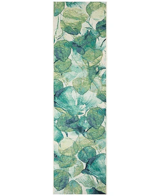 Liora Manne' Marina Lotus 1'11"x7'6" Runner Area Rug