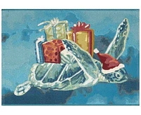 Liora Manne Esencia Santa Seaturtles Rug Collection