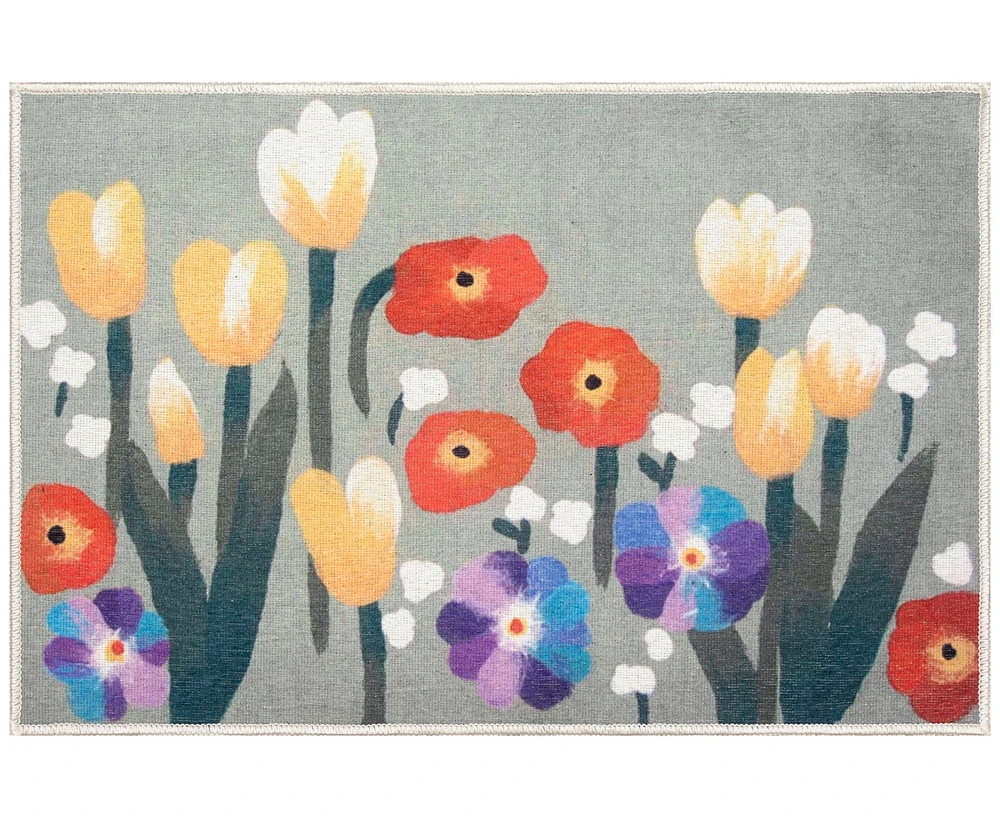 Liora Manne' Impressions Le Jardin 1'11"x2'11" Area Rug