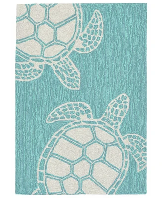 Liora Manne' Capri Turtle 1'8"x2'6" Area Rug