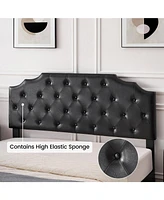 gaomon Queen Size Bed Frame Queen Bed Frame with Headboard with 2 Storage Drawers