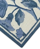 Liora Manne' Capri Floral Vine 1'8"x2'6" Area Rug