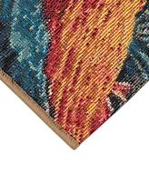 Liora Manne' Esencia Three Roosters 1'11"x4'11" Runner Area Rug