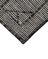 Liora Manne' Carmel Pyramid 1'11"x4'11" Runner Area Rug