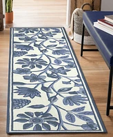 Liora Manne' Capri Floral Vine 2'x5' Runner Area Rug