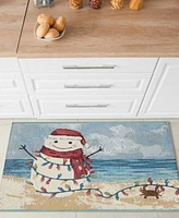 Liora Manne Esencia Beach Snowman Rug Collection