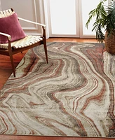 Liora Manne' Ariana Marble 3'3"x4'11" Area Rug