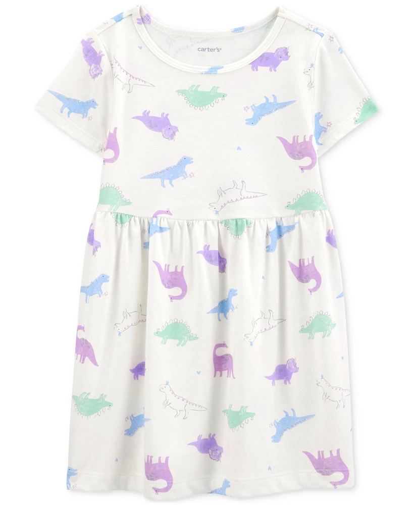 Carter's Toddler Girls Dinosaur-Print Dress