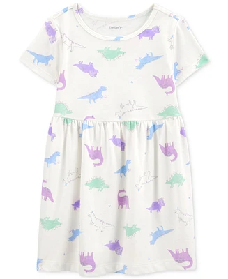 Carter's Toddler Girls Dinosaur-Print Dress