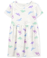 Carter's Toddler Girls Dinosaur-Print Dress