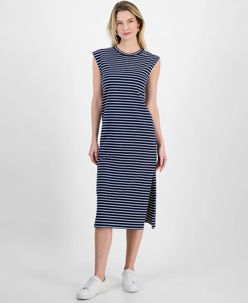 On 34th Women's Extended-Shoulder Knit Midi Dress, Exclusively at Macy's