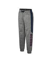 Colosseum Big Boys and Girls Heather Gray UConn Huskies Fleece Pants