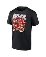 Fanatics Men's Travis Kelce Black Kansas City Chiefs Notorious Player Graphic T-Shirt