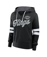 Fanatics Women's Black Los Angeles Kings Seize Fleece Pullover Hoodie