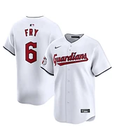 Nike Men's David Fry White Cleveland Guardians Home Limited Player Jersey