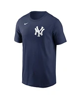 Nike Men's Juan Soto Navy New York Yankees 2024 Fuse Name Number T-Shirt