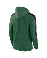 Fanatics Men's Heather Green New York Jets Gains Full-Zip Hoodie