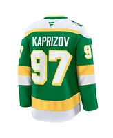 Fanatics Men's Kirill Kaprizov Green Minnesota Wild Alternate Premium Jersey