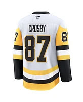 Fanatics Men's Sidney Crosby White Pittsburgh Penguins Away Premium Jersey