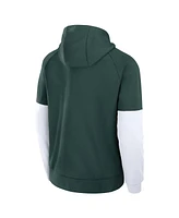 Nike Men's Green Michigan State Spartans Fitness Performance Pullover Hoodie