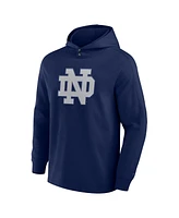 Fanatics Men's Navy Notre Dame Fighting Irish Blaze Tri-Blend Pullover Hoodie