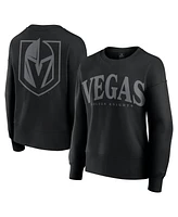 Fanatics Women's Black Vegas Golden Knights Elements Flow Pullover Sweatshirt