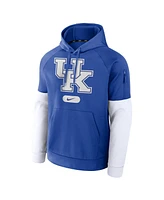 Nike Men's Royal/White Kentucky Wildcats Fitness Performance Pullover Hoodie