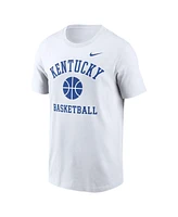 Nike Men's White Kentucky Wildcats Basketball Icon T-Shirt