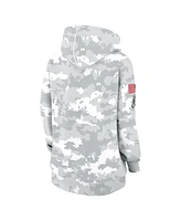 Nike Women's Arctic Camo Houston Texans 2024 Salute To Service Club Fleece Oversized Pullover Hoodie