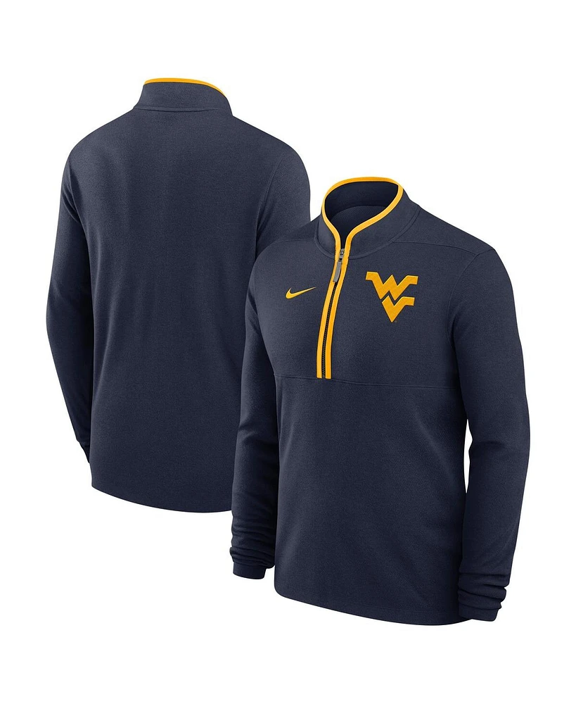 Nike Men's Navy West Virginia Mountaineers Victory Performance Half-Zip Top