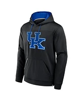 Fanatics Men's Black Kentucky Wildcats Defender Dot Faded Primary Pullover Hoodie