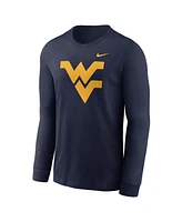 Nike Men's Navy West Virginia Mountaineers Primary Logo Long Sleeve T-Shirt