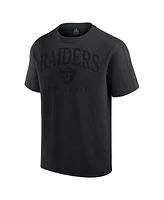 Fanatics Men's and Women's Black Las Vegas Raiders Elements Flex Tri-Blend T-Shirt