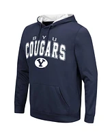 Colosseum Men's Navy Byu Cougars Resistance Pullover Hoodie