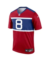 Nike Men's Daniel Jones Red New York Giants Alternate Legend Player Performance Top