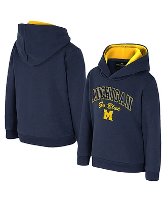 Colosseum Toddler Navy Michigan Wolverines Centauri Pullover Hoodie